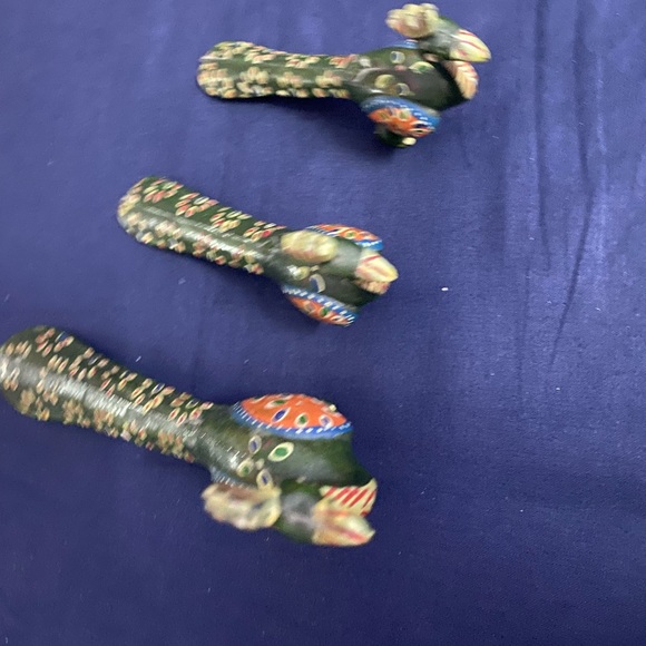 Set of three peacocks show piece - Picture 4 of 6